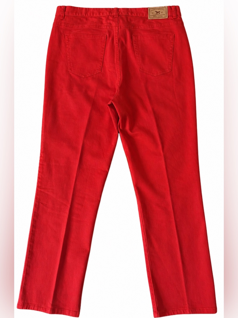 Polo by Ralph Lauren Women’s Red Straight-Leg Jeans 14 Like New! - Picture 6 of 10